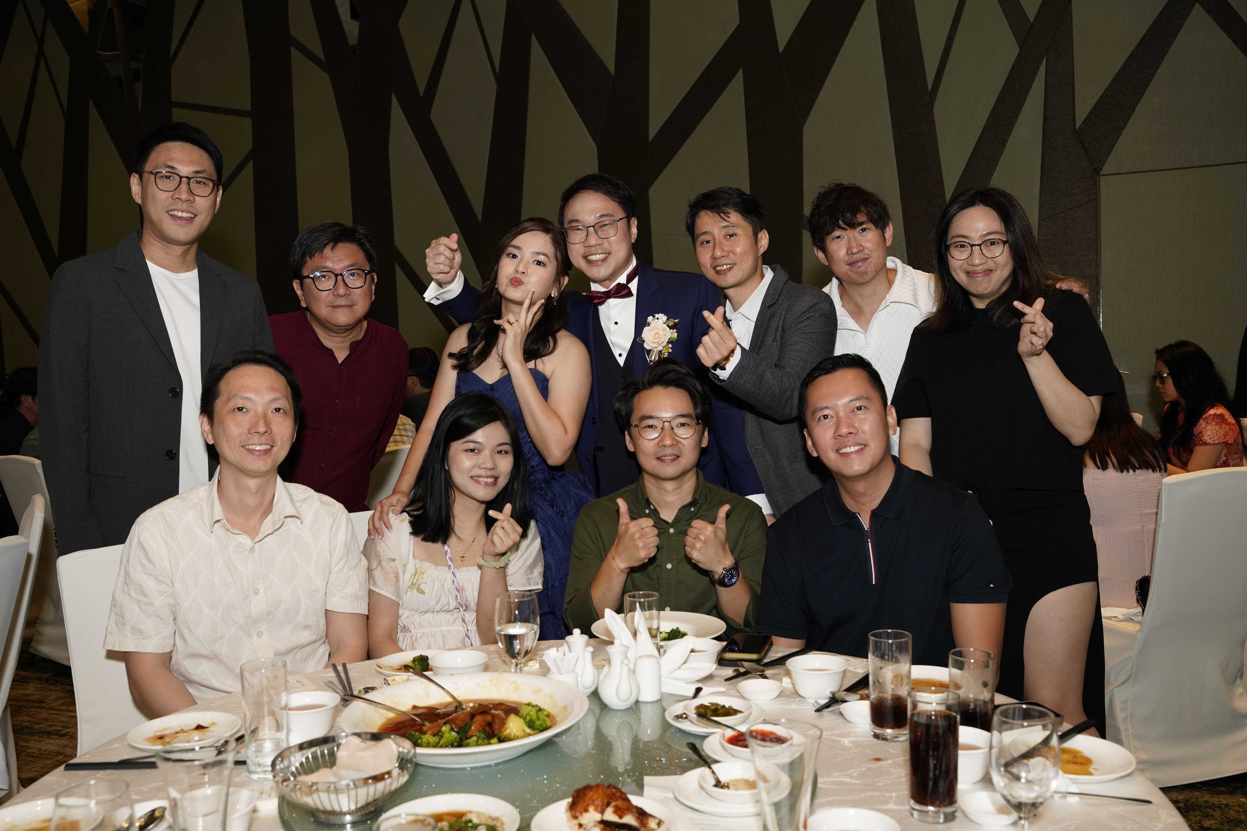 Roving photographer sample of a wedding celebration