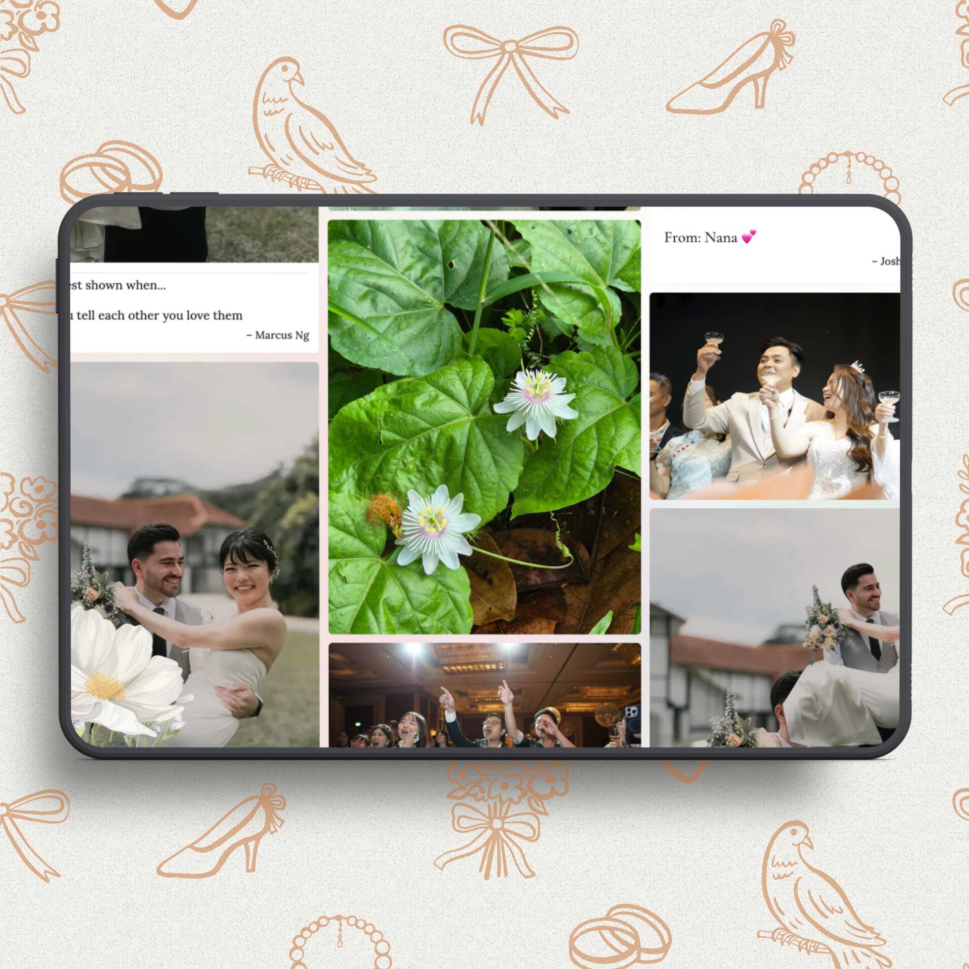 Editorial Beige live wall preview