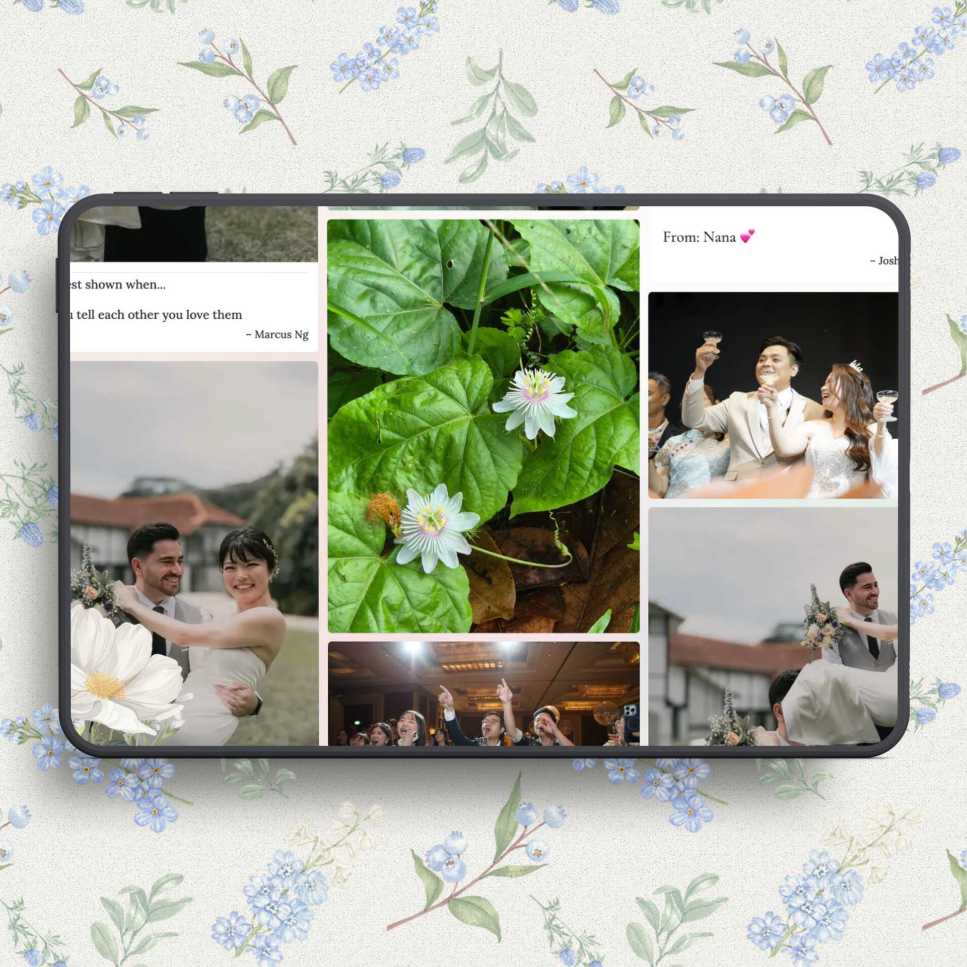 Elegant Blue live wall preview